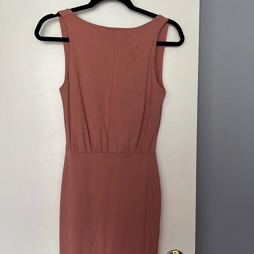 ASOS | Dusty Rose Midi Dress Sz US 2 - Picture 4 of 4